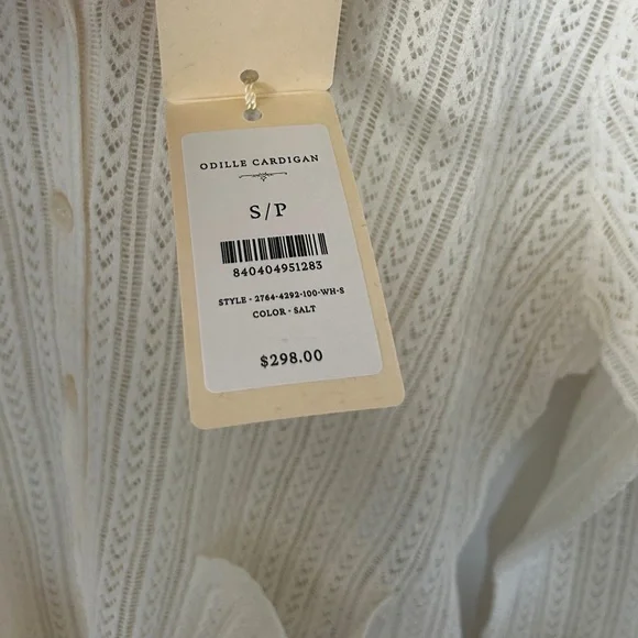 NWT Doen Odille Cardigan Salt - Picture 8 of 10